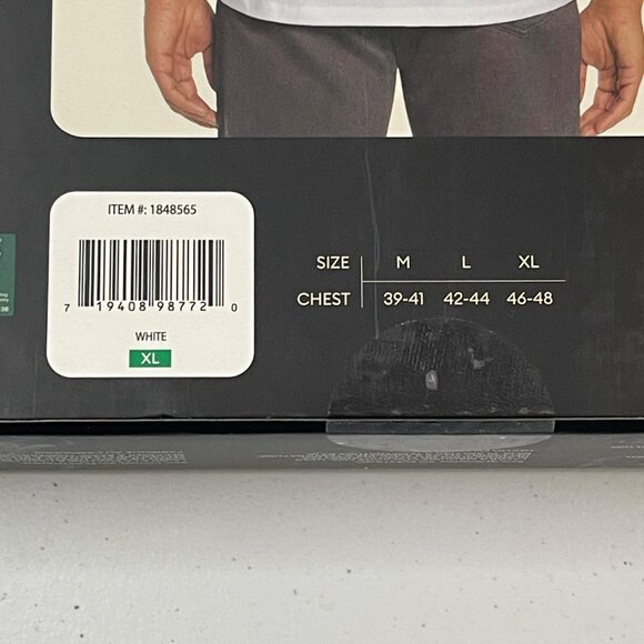 Banana Republic 3-Pack Essential V-Neck T-Shirts XL ,Cotton Stretch, White - Picture 10 of 11